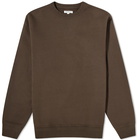 Lady White Co. Men's Crew Neck Sweat in Black Mushroom