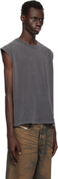 Alexander Wang Gray Muscle Tank Top