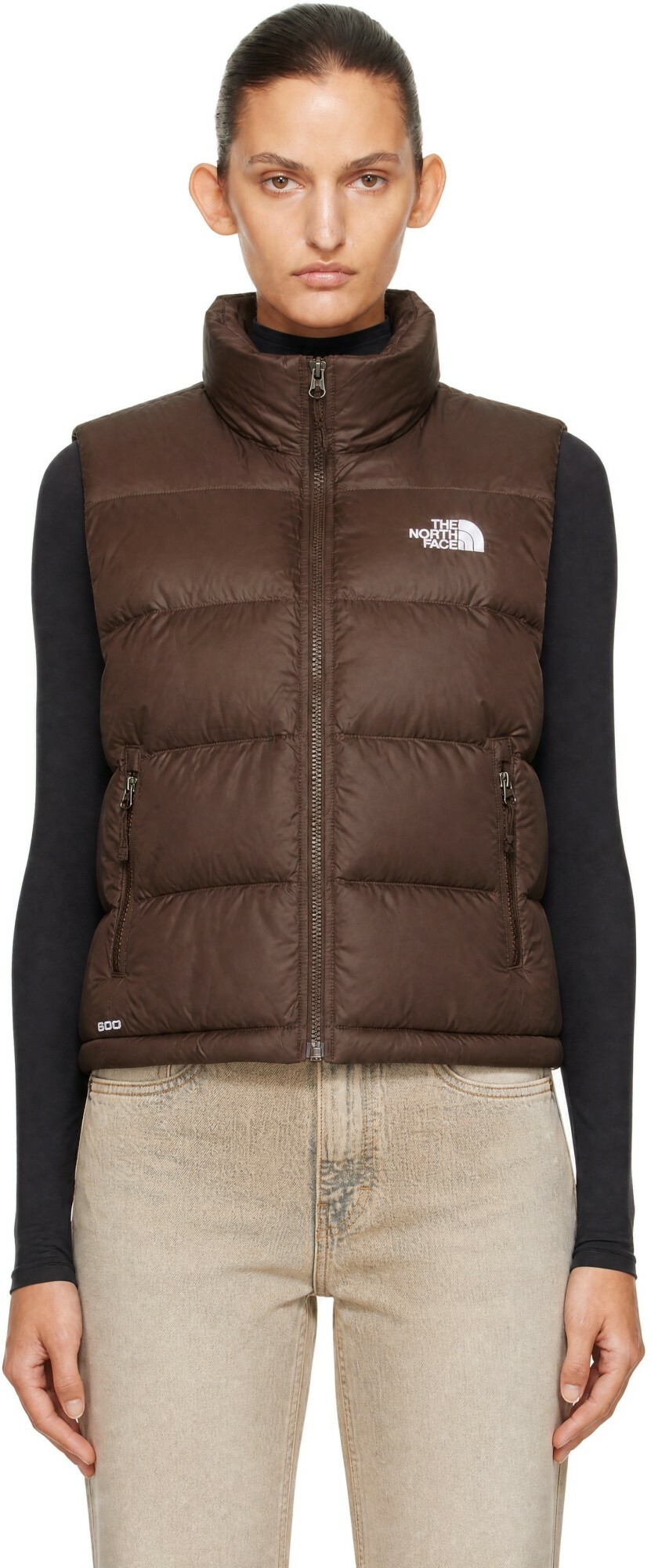 The North Face Brown Hydrenalite Down A-Line Vest