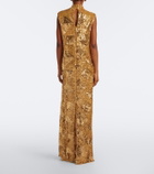 Taller Marmo Miami sequined gown