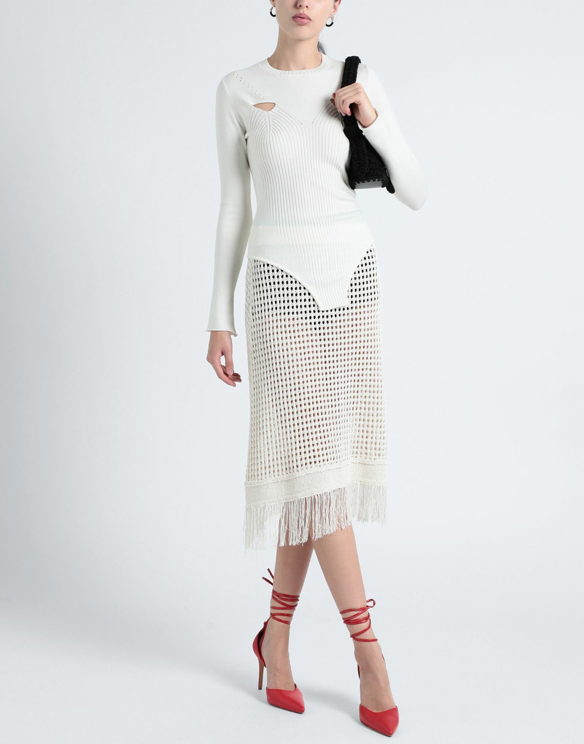 Marco Rambaldi Womens Sweater in Off white