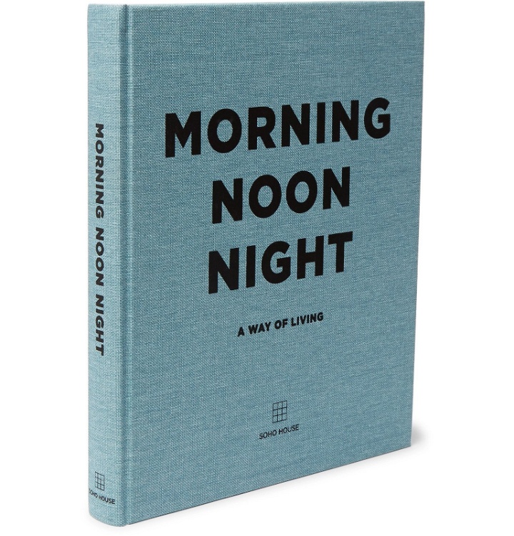 Photo: Soho Home - Morning Noon Night Hardcover Book - Blue