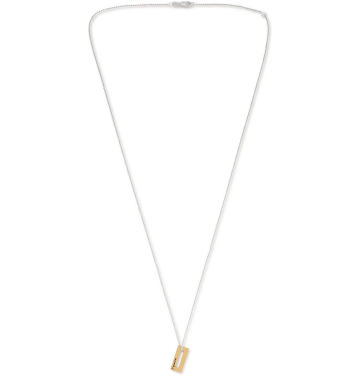 Photo: Le Gramme - 18-Karat Gold and Sterling Silver Necklace - Gold