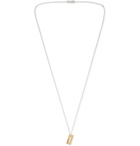 Le Gramme - 18-Karat Gold and Sterling Silver Necklace - Gold