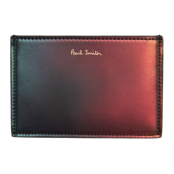 Photo: Paul Smith Green and Red Gradient Card Holder