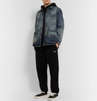 Neighborhood - Distressed Denim Chore Jacket - Blue