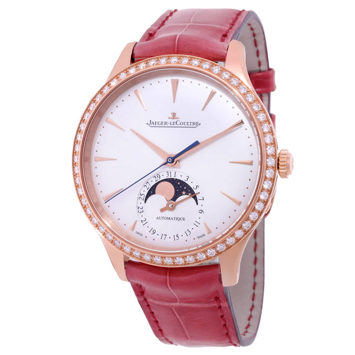 Photo: Jaeger LeCoultre Master Ultra Thin Moon Automatic Diamond White Dial Ladies Watch Q124250J