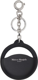 Maison Margiela Black Circular Keychain
