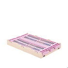 HAY Small Recycled Mix Colour Crate in Dusty Rose