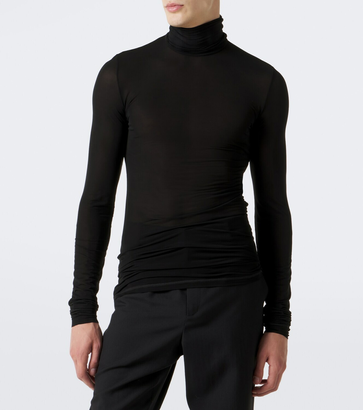 Saint Laurent Jersey turtleneck top