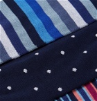 Marcoliani - Three-Pack Cotton-Blend Socks - Multi