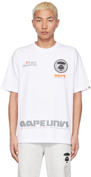 AAPE by A Bathing Ape White 'AAPE Universe' T-Shirt