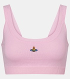 Vivienne Westwood Bea cotton and cashmere bra top