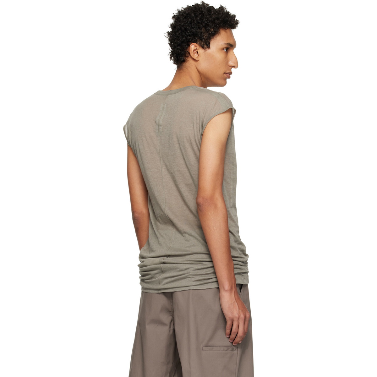 Rick Owens Taupe Tower Dylan T-shirt