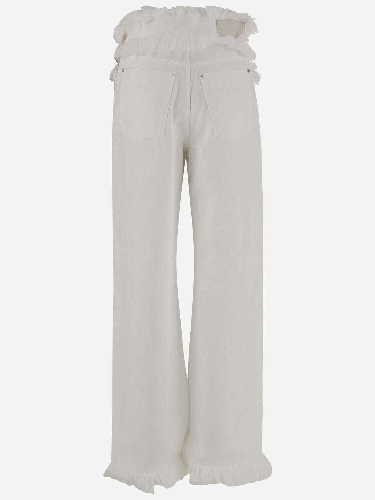 パンツ Salvatore Ferragamo Frayed Cotton Trousers Ferragamo Frayed Cotton Trousers Salvatore Ferragamo