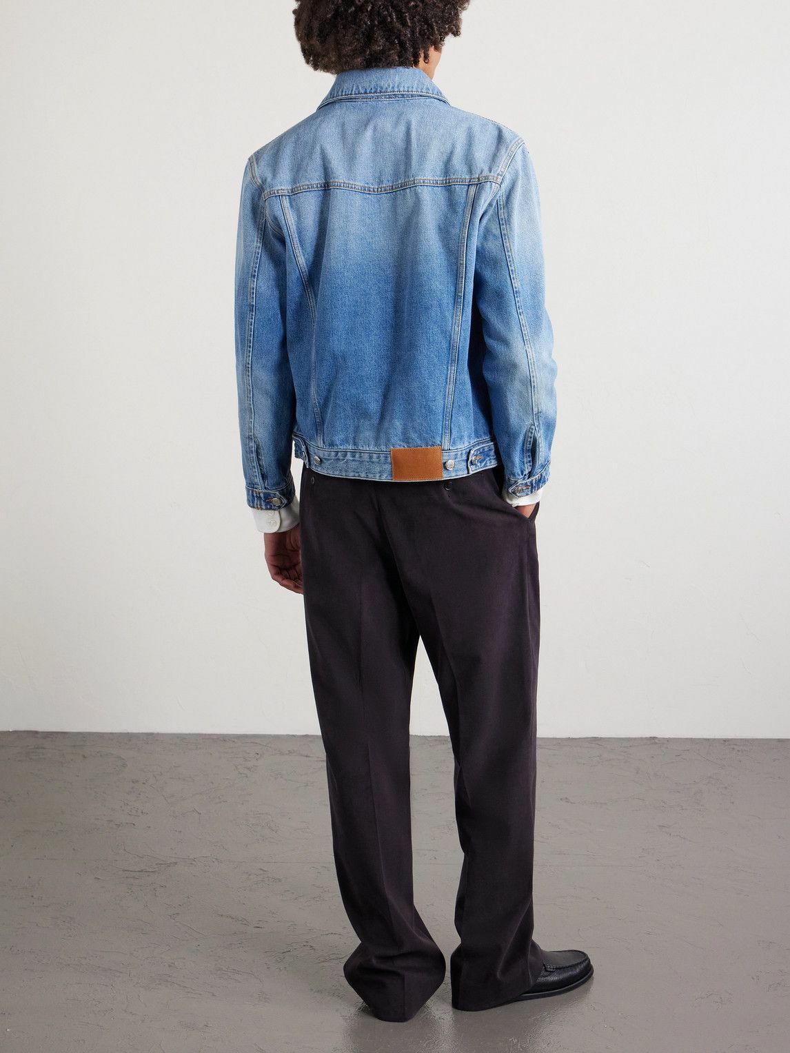 UMIT BENAN - Kevin Faded Denim Jacket - Blue