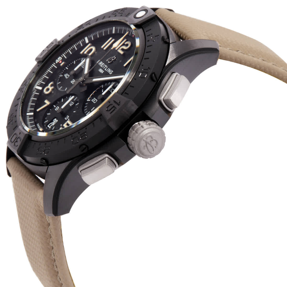 Breitling Avenger 42 Chronograph Automatic Chronometer Black Dial Mens Watch SB0146101B1X1