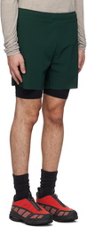 Reigning Champ Green Dot Air Running Shorts