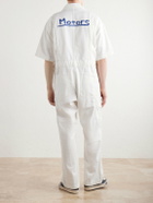 Visvim - Embroidered Denim Jumpsuit - White