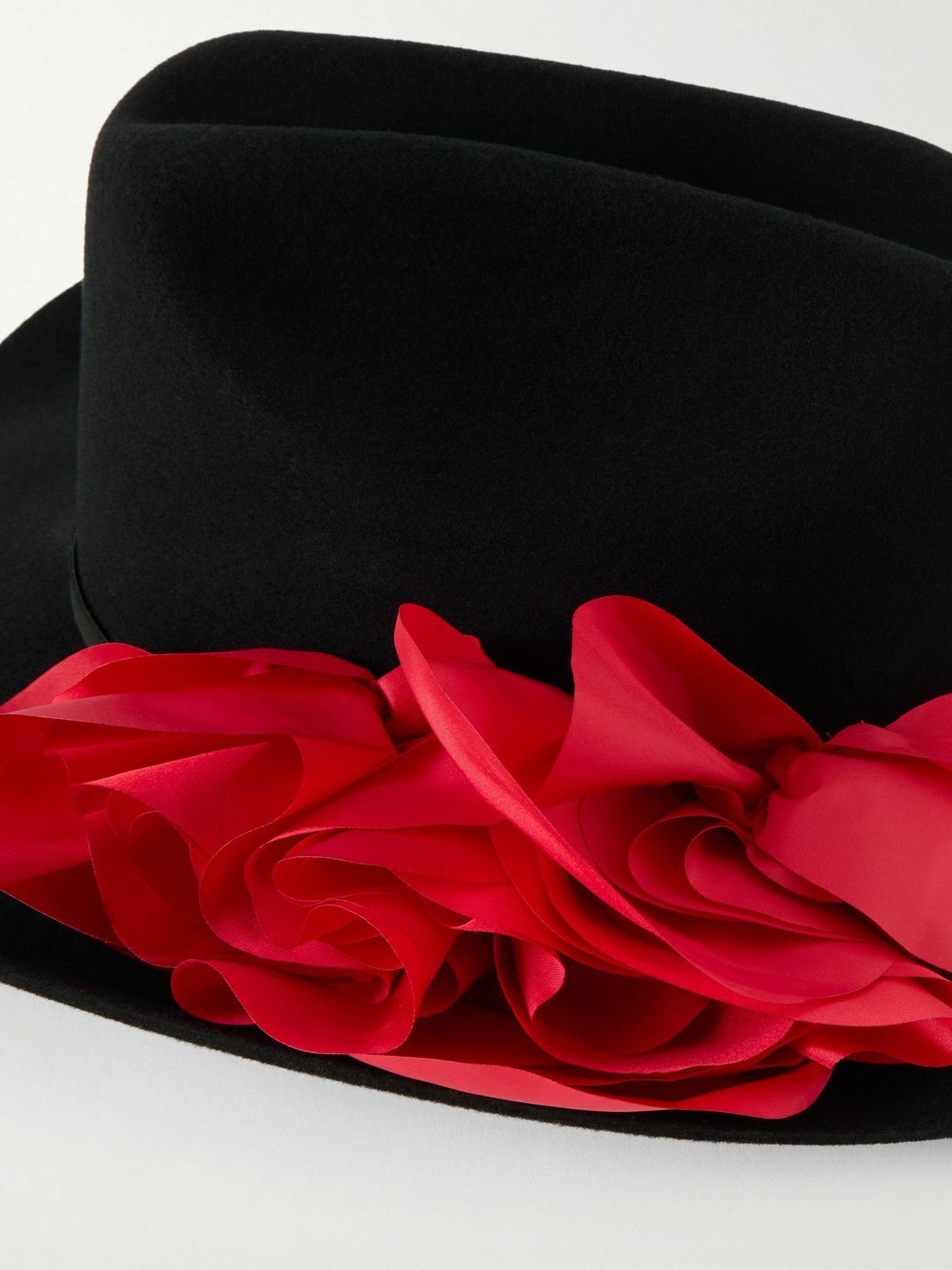 Willy Chavarria - Appliquéd Wool-Felt Fedora