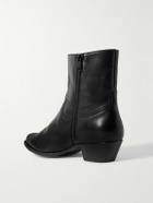 CELINE - Leather Chelsea Boots - Black