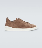 Zegna - Triple Stitch™ suede sneakers