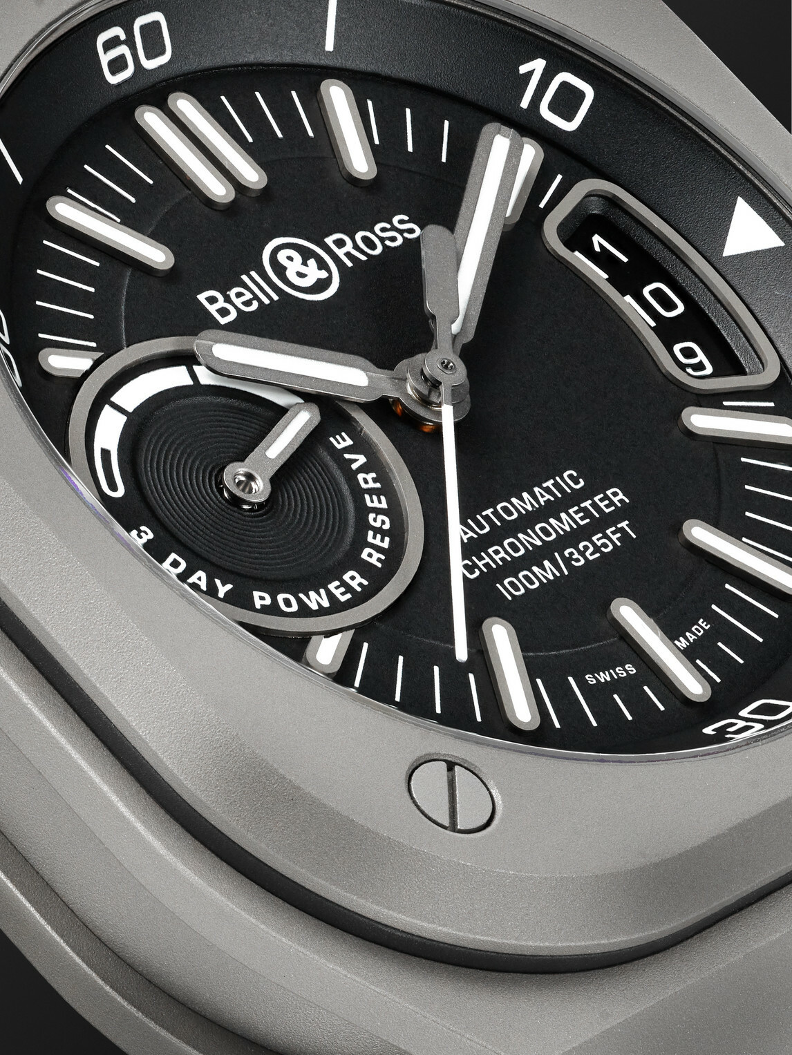 Bell & Ross - BR-X5 Automatic Chronometer Titanium Watch, Ref. BRX5R-BL-TI/SRB