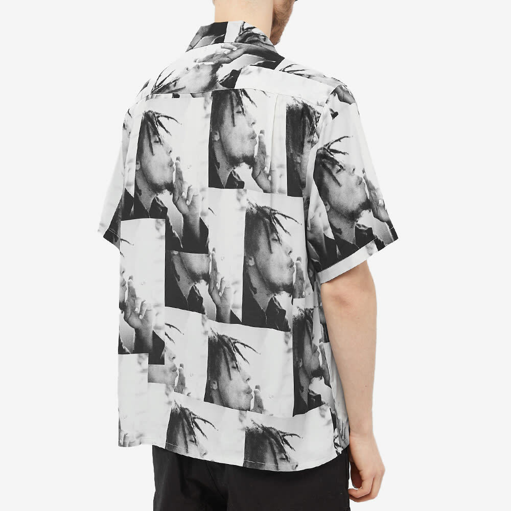 Wacko Maria x Bob Marley Hawaiian Shirt in Grey Wacko Maria