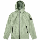 Stone Island Men's Crinkle Reps Hooded Jacket in Sage