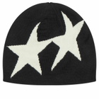 TwoJeys Reversible Icon Beanie in Black/Purple 