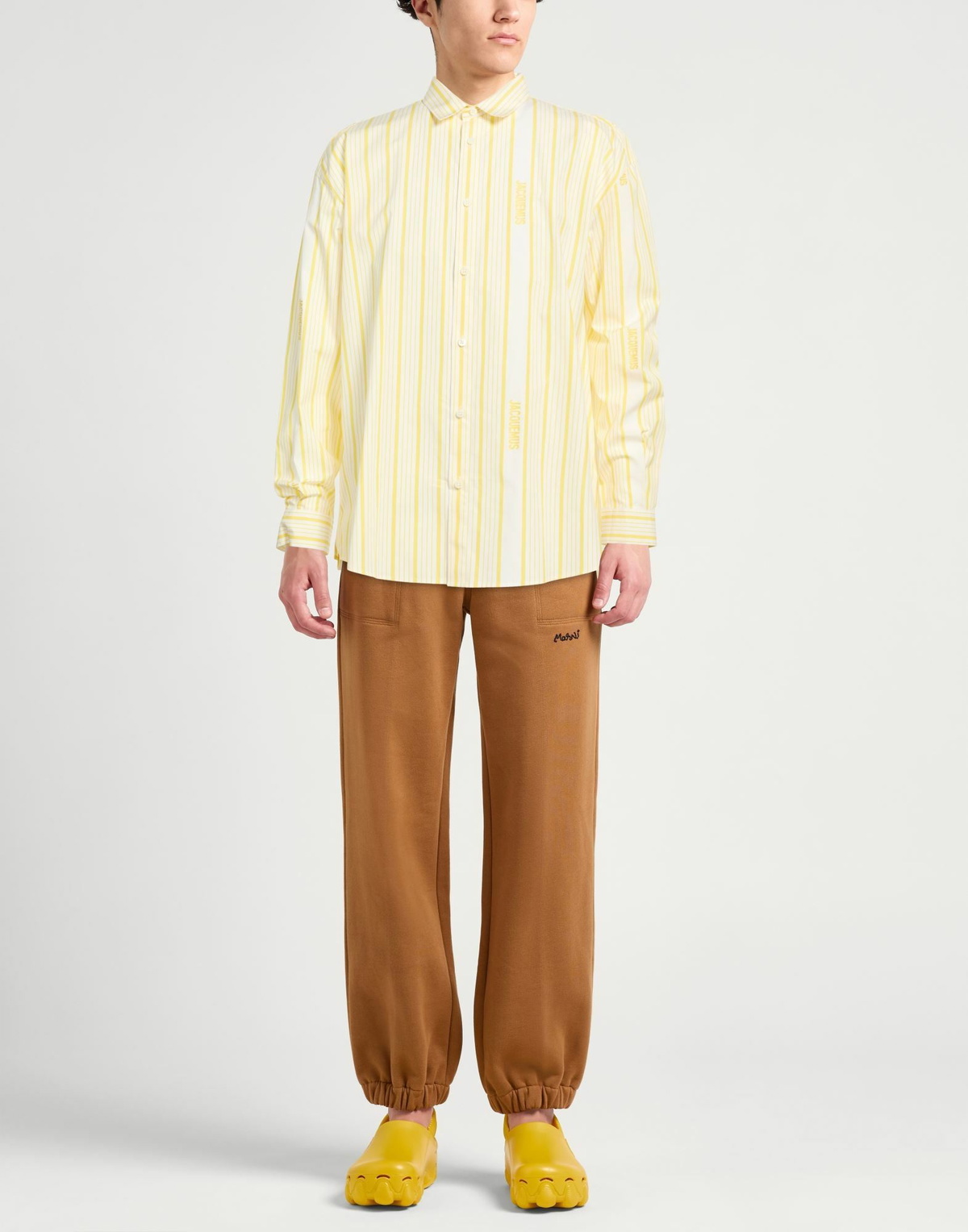 Jacquemus Mens Shirt in Yellow
