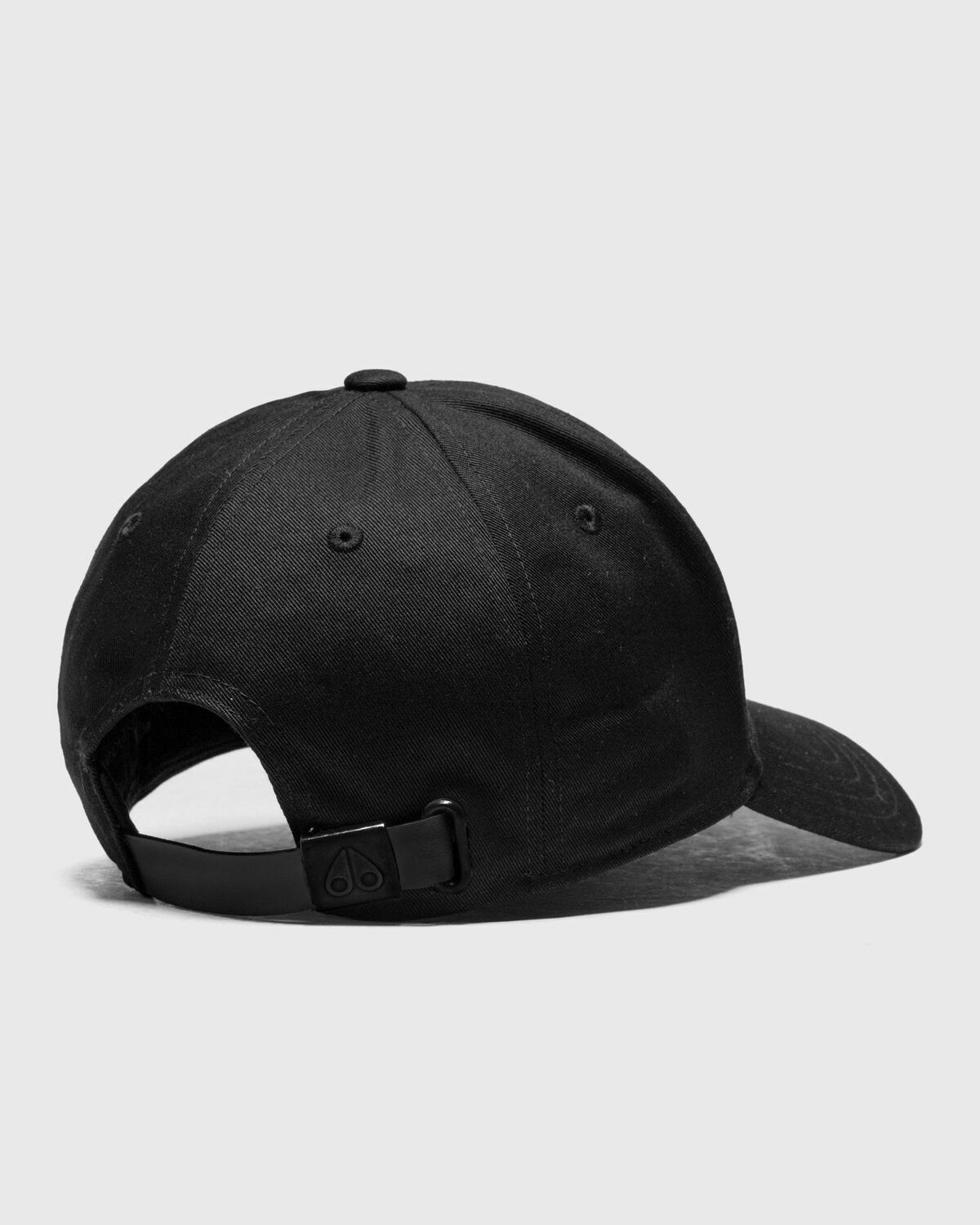Moose Knuckles Logo Icon Cap Black Mens Caps Moose Knuckles