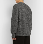 AMI - Ribbed Mélange Wool Sweater - Gray