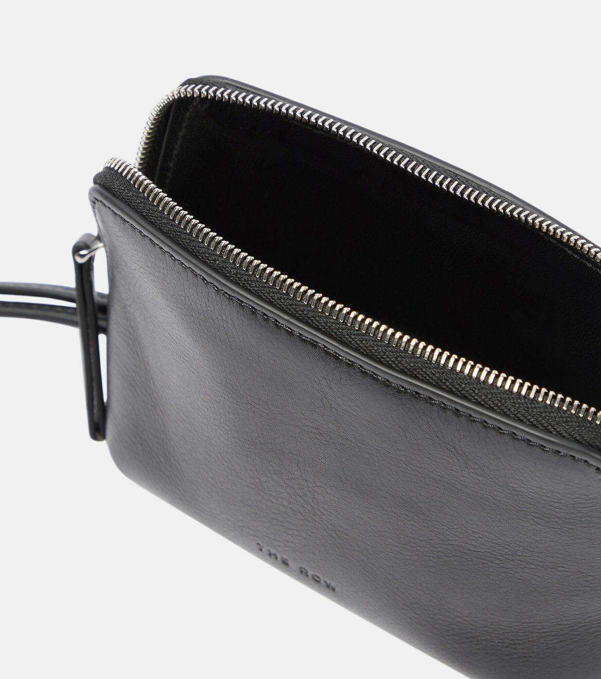 バッグ THE ROW Owen Pouch Grain Leather black The Row - Owen leather pouch The Row