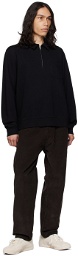 YMC Black Sugden Sweatshirt