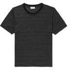 Saint Laurent - Striped Jersey T-Shirt - Black