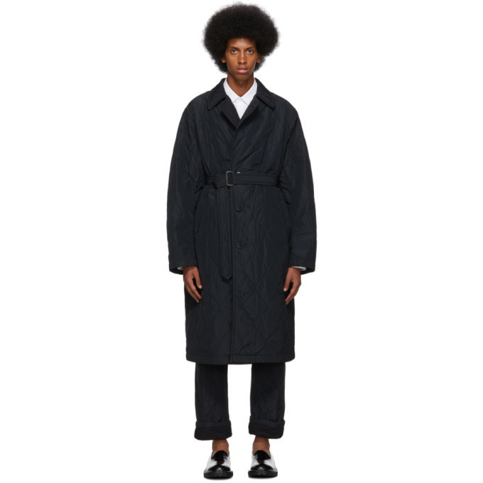 Photo: Dries Van Noten Navy Raymore Coat