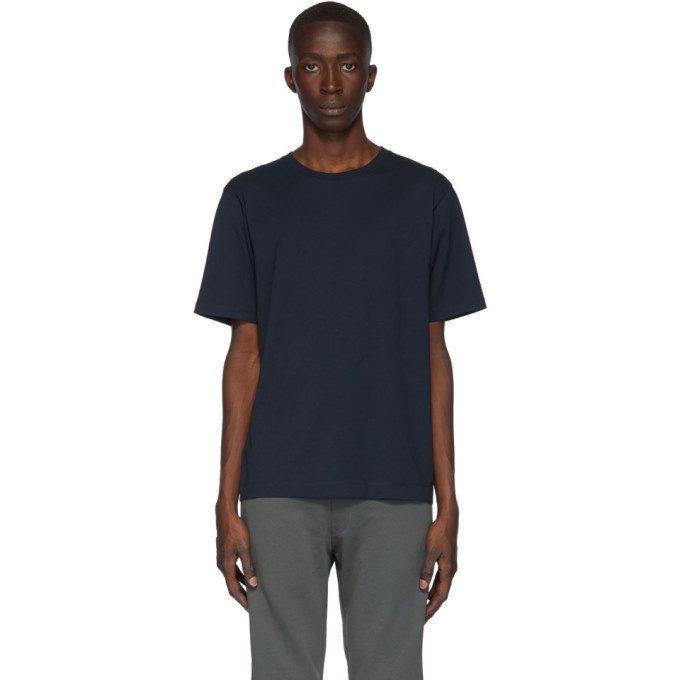 Photo: Dries Van Noten Navy Hart T-Shirt