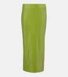 Oscar de la Renta Sequined pencil skirt