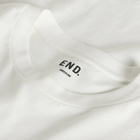 END. Signature T-shirt in Off White