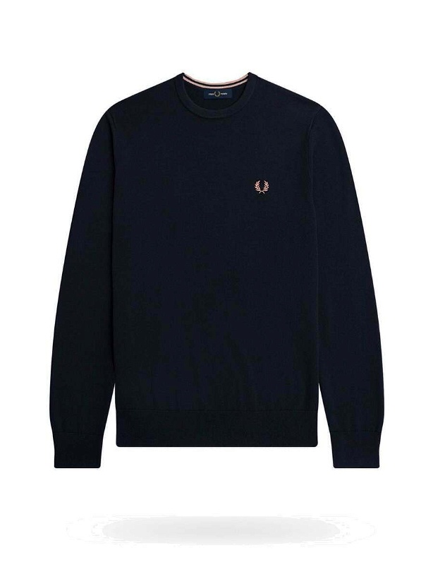 Photo: Fred Perry   Sweater Blue   Mens