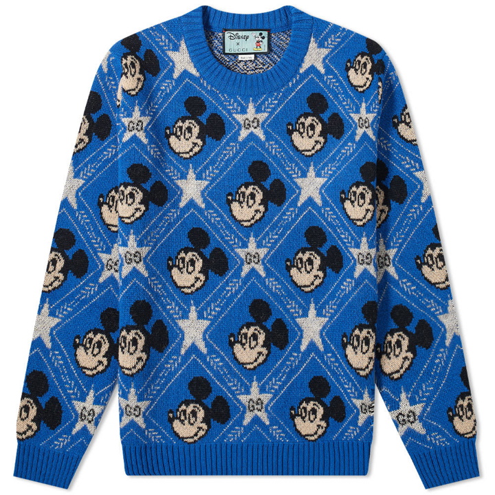 Photo: Gucci All Over Mickey Mouse Crew Knit