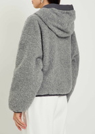 Canada Goose Alberni Reversible Fleece Bomber Jacket Grey