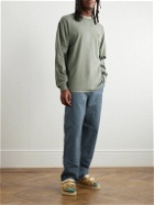 Carhartt WIP - Nash Straight-Leg Panelled Cotton-Canvas Trousers - Gray