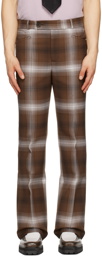Ernest W. Baker Brown Flared Trousers