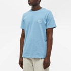 A.P.C. Men's Raymond Embroidered Logo T-Shirt in Blue