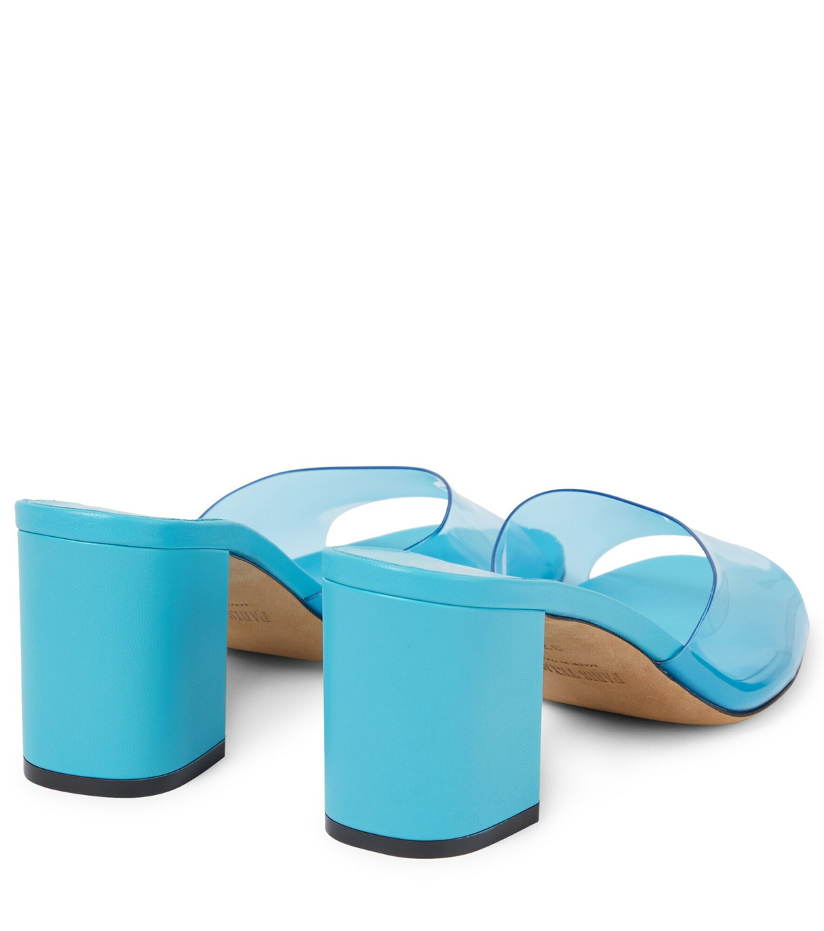 Paris Texas - Anja PVC and leather mules Paris Texas