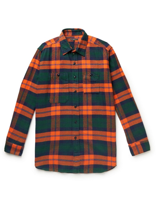 Photo: Engineered Garments - Brushed Checked Cotton-Flannel Shirt - Multi