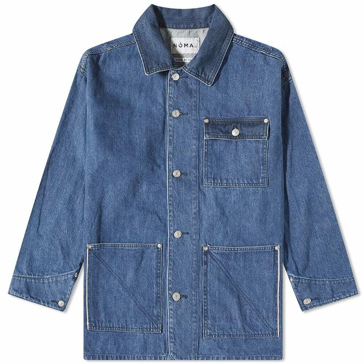 Photo: Noma t.d. Men's Land Scape Coverall Jacket in Indigo