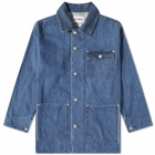 Noma t.d. Men's Land Scape Coverall Jacket in Indigo